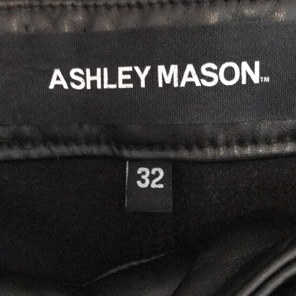 ASHLEY MASON High Rise Faux Leather Skinny Pants - Picture 6 of 10